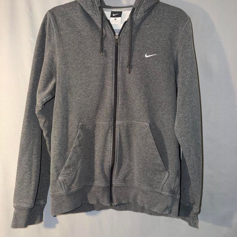 Y2K Gray Nike zip up hoodie